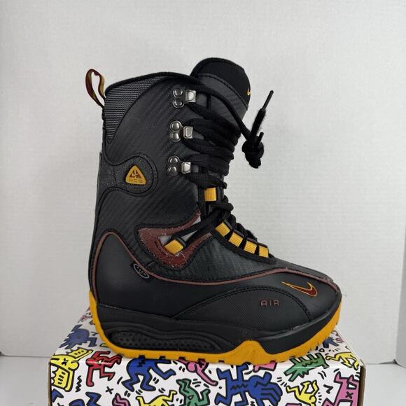 Nike Air Meru ACG Snowboard Boots Vintage Swoosh Unisex Size 6 865014-062 Black‎ - Picture 1 of 13